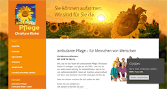 Desktop Screenshot of pflege-christiane-ricker.de